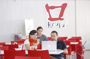 Students at South Spine Canteen