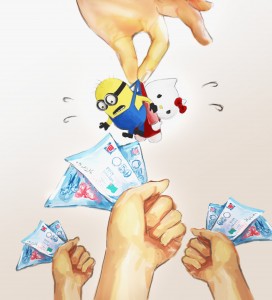 Mcdonalds Hello Kitty and Minions