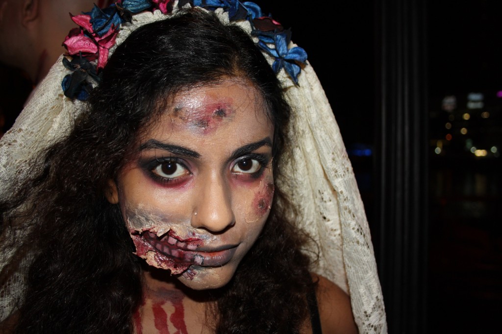 HERE COMES THE BRIDE: Dress up as a zombie like this corpse bride, and spend a night scaring others. PHOTO COURTESY OF GEEK CRUSADE