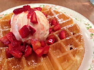 咖啡厅的松饼口味繁多，深受顾客喜爱。  照片: fuguetraveler.com