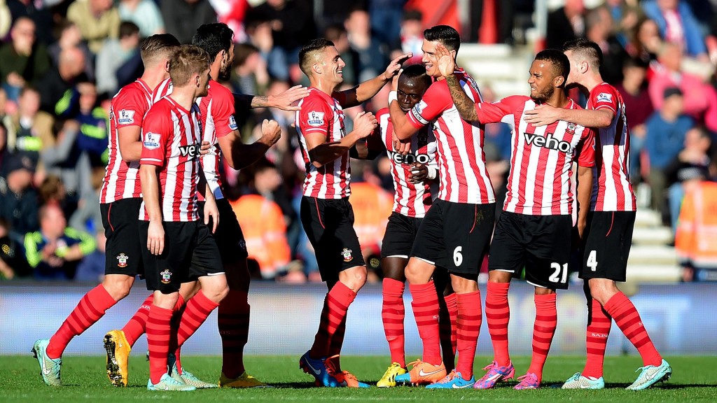 Underdog Story: Southampton players celebrate another goal PHOTO: Internet
