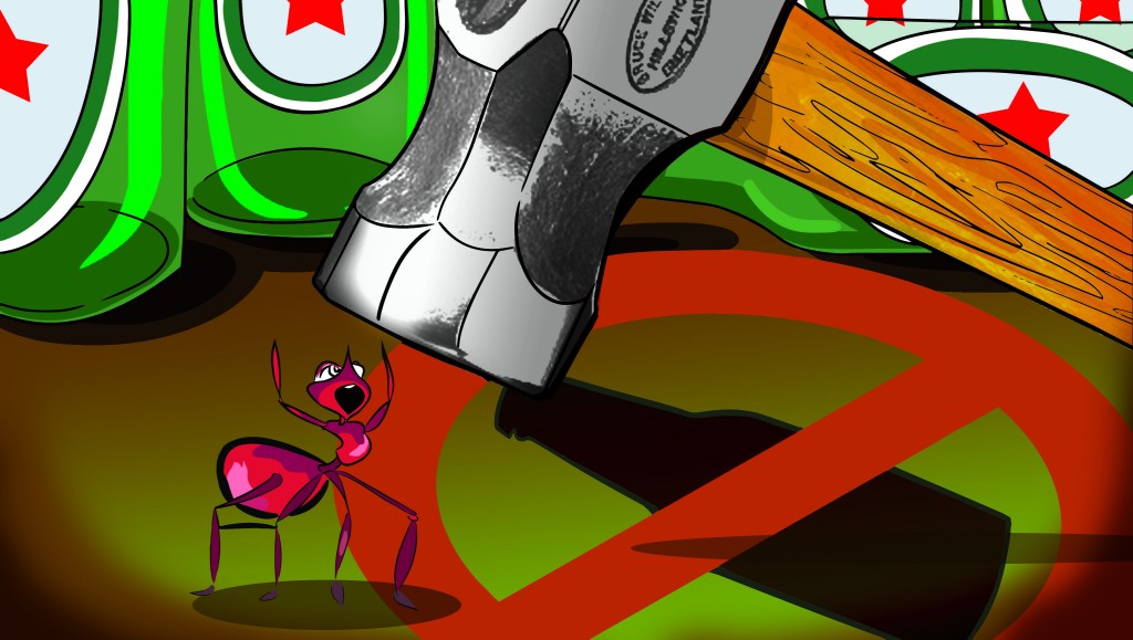 DON'T BLAME IT ON THE ALCOHOL: Many call the efforts to curb rowdy drinkers extreme. (GRAPHIC: ONG XIAO HUI)