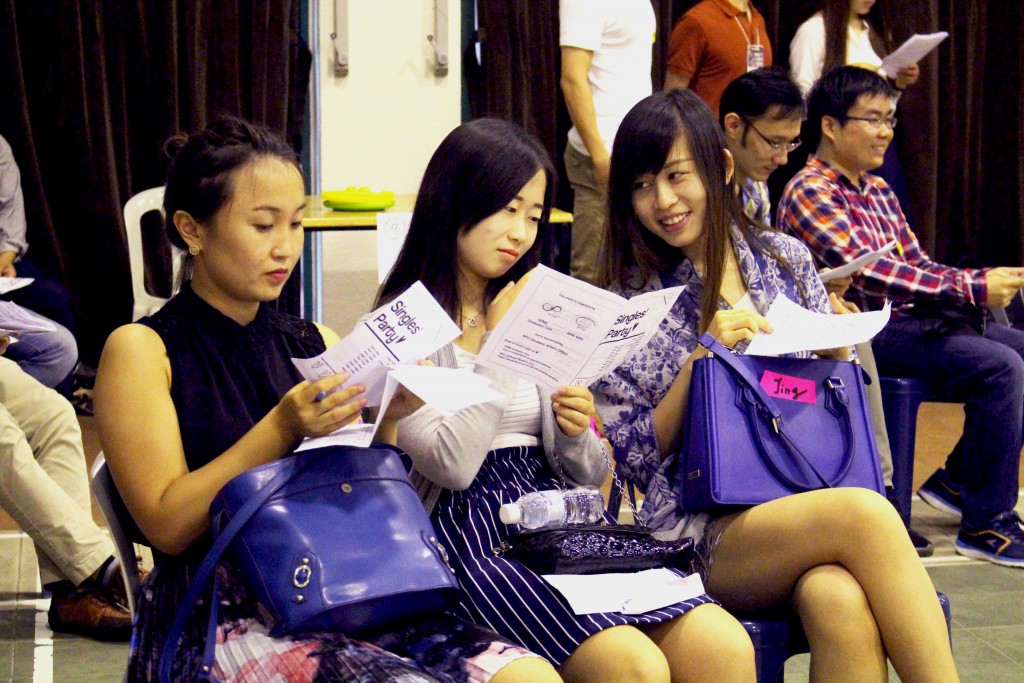 Although ticket prices were lower for female participants in a bid to make the event more attractive to them, their male counterparts still outnumbered them initially at the party.  PHOTO: ALICIA GOH