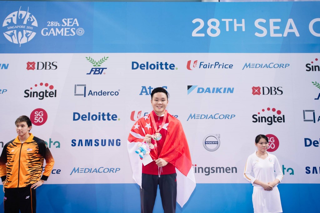 PODIUM FINISH: Pang achieved his target of an individual medal with a silver at the Games.