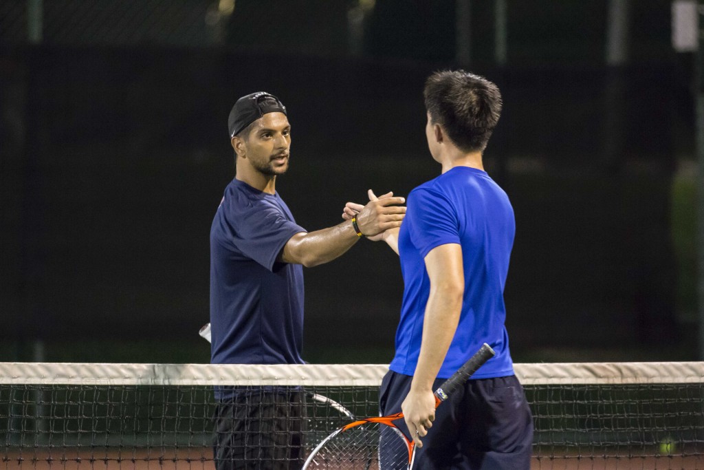 Hiroud Akhavan (pictured), 30, beat National University of Singapore's Tan Zhi Yi 9-6 to bag the coveted gold. PHOTO: NICHOLAS YEO