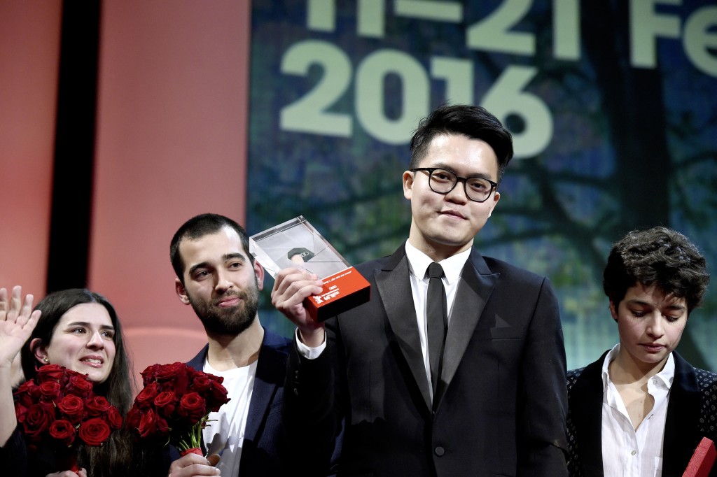 Wee Kim Wee School of Communication and Information alumnus Chiang Wei Liang, 28, credits Senior Lecturer Mr Kym Campbell for being a "great mentor". PHOTO COURTESY OF AUDI AG