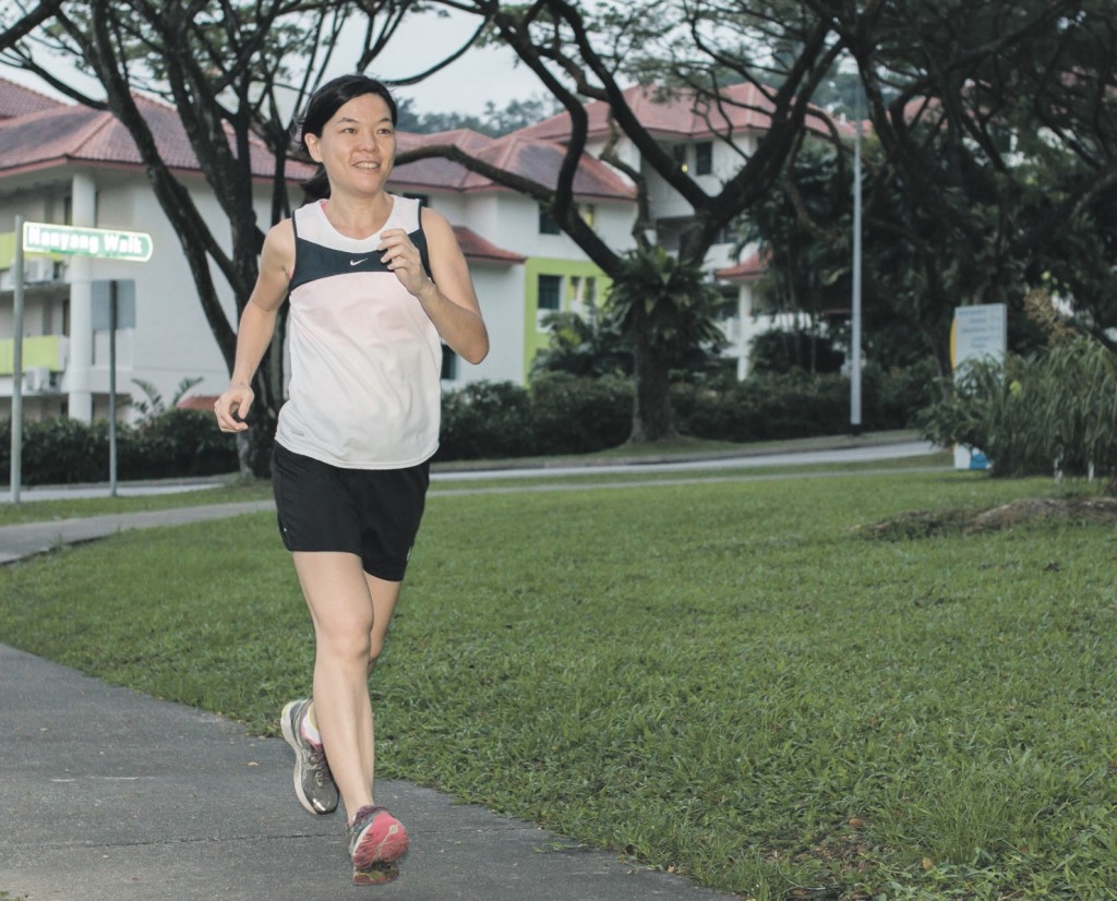 Assoc Prof Lee Yee Hui, who runs every day, takes part in at least one marathon a year in Europe. PHOTO: NICHOLAS YEO
