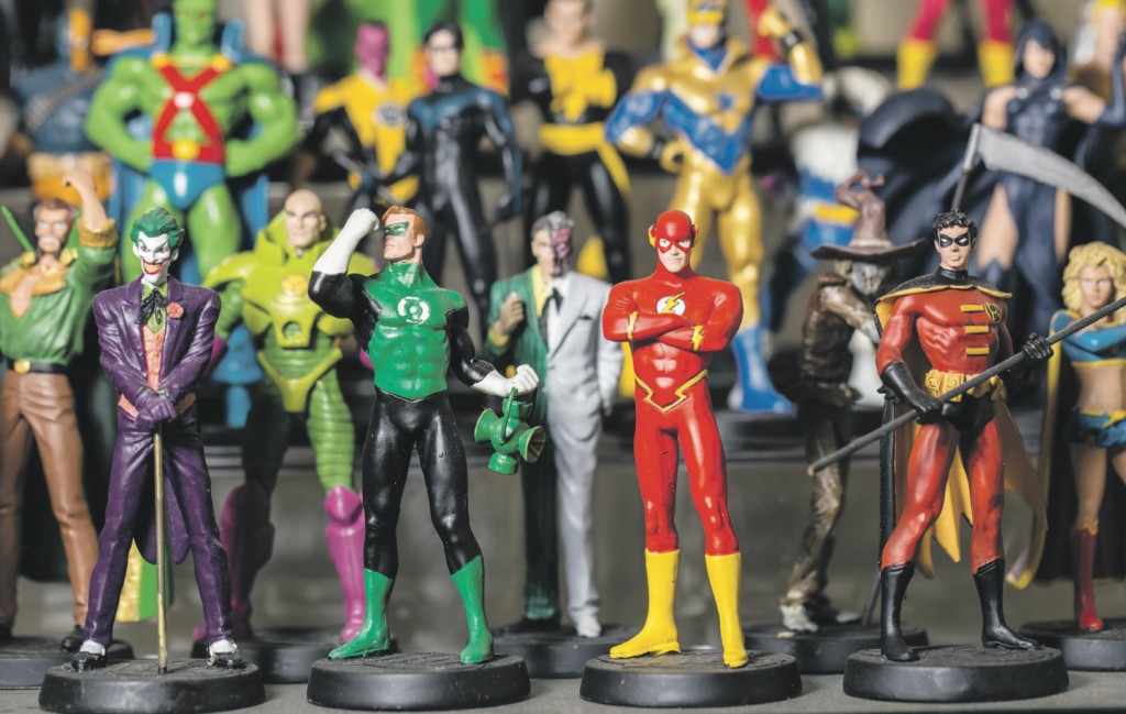 Final-year student Theodora Soh has spent more than $4,000 amassing more than 500 limited edition superhero figurines, most of which are shipped from the United States. PHOTO: JAMES NG