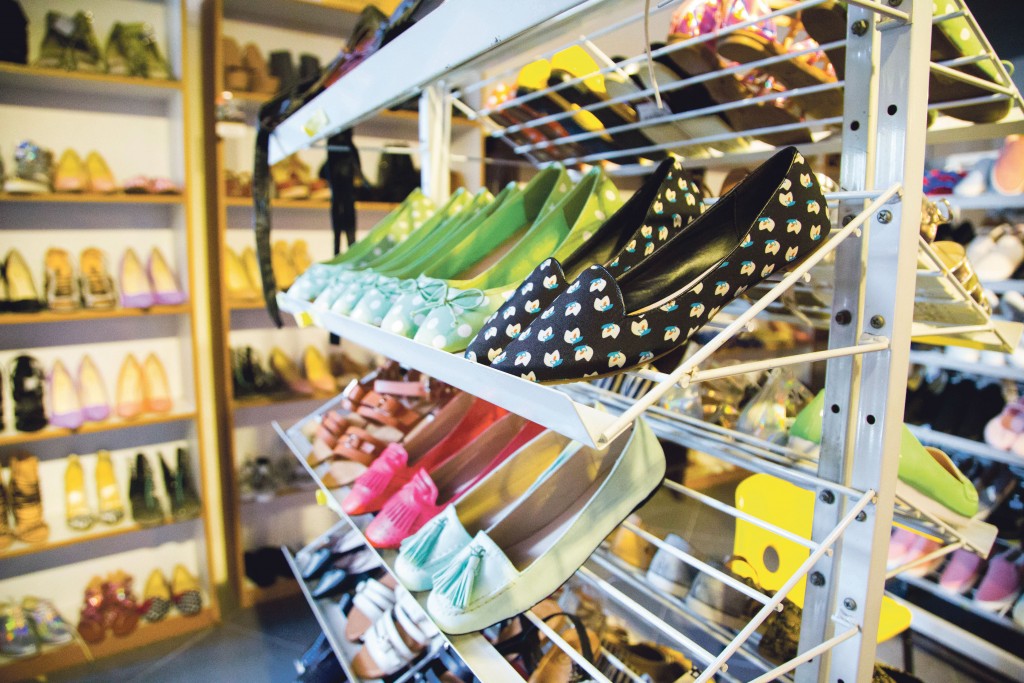 Praisehaven Mega Family Store houses a wide range of second-hand items such as shoes and paintings. PHOTOS: VALERIE LAY