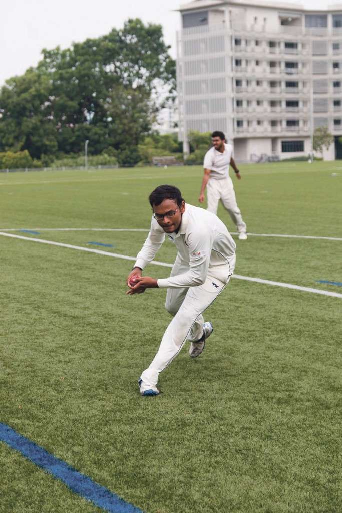 Captain Singaram Venkatachalam emphasises the importance of team spirit. PHOTO: GARY KHOO