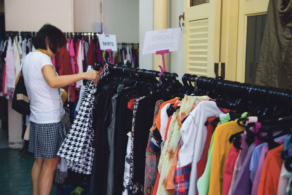New2U Thrift Shop has its fair share of dresses to be excited about. PHOTOS: VALERIE LAY