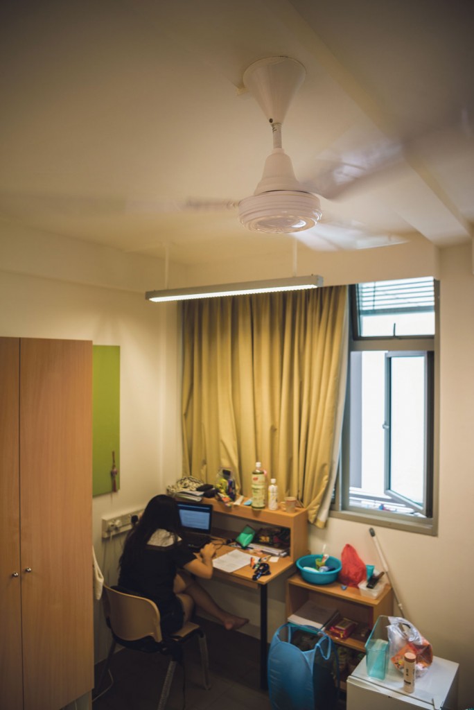 The new halls are the most expensive on campus, but have the lowest percentage of rooms with air-conditioning. PHOTO: ZHENG JUNCEN