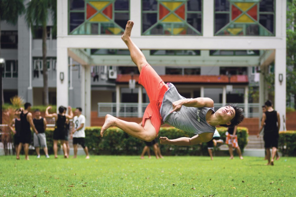 NTU student Terence Szeto has organised the Annual Tricking Gathering for the past two years. PHOTO: ZHENG JUNCEN