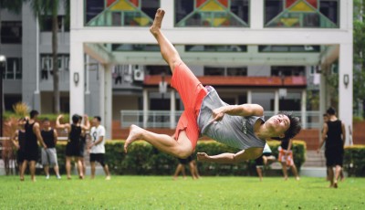 NTU student Terence Szeto has organised the Annual Tricking Gathering for the past two years. PHOTO: ZHENG JUNCEN