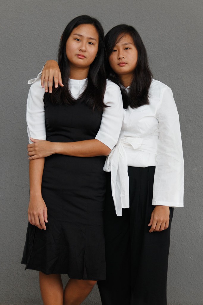 Top Right: (from left to right) On Agnes: Shirt and Dress, Love and Bravery  On Lydia: Shirt-dress (worn as shirt), The Tinsel Rack Pants, Love and Bravery