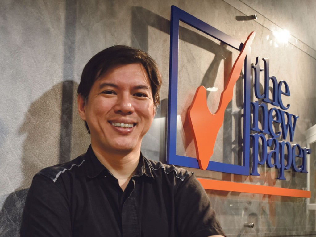 From plane crashes to pits filled with jelly, Mr Eugene Wee (CS '99) has covered it all. He will now face his biggest challenge yet as TNP's new editor. PHOTO: MATTHEW MOHAN