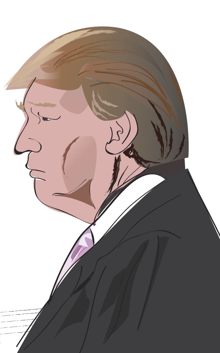 President Trump faces the difficult task of uniting a nation divided by a fiercely fought election.(GRAPHIC: BRENDA LEE)